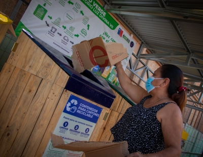 La construcción de este espacio de reciclaje y recuperación, es parte de la intervención que realiza el MINVU y Campamento de Ideas en los Barrios Transitorio Luz Divina VII y 13 de mayo en Antofagasta
