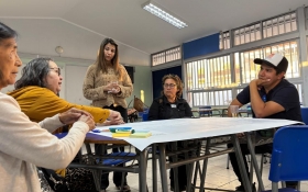 Vecinos y vecinas fueron parte en la segunda etapa del proceso de  participación ciudadana del proyecto “Diversas Plazas Sector Coviefi” impulsado por el Ministerio de Vivienda y Urbanismo.