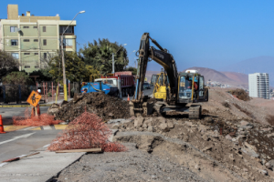 Continuan obras vias urbanas antofagasta