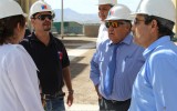 El Intendente Arturo Molina y Consejeros Regionales visitaron las obras que registran un avance físico del 95,79%, restando ejecutar trabajos de pavimentación de calles.