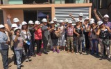 Sobre el 25% de avance muestra el complejo habitacional que recibirá a 160 familias que ya ven como se levanta el sueño de la casa propia.