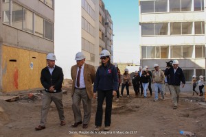 En una visita realizada por autoridades regionales y beneficiarios, el Serviu de Antofagasta dio a conocer el avance de las obras y los mejores estándares de la nueva política habitacional en la región.