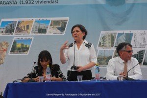 Una serie de actividades realizó la Ministra Paulina Saball en su visita a Antofagasta, culminando con un encuentro con más de 1.200 beneficiarios de Altos La Chimba