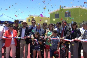 El proyecto habitacional beneficia a 65 familias de la Comuna y a pesar de las complicaciones en la construcción las familias se mostraron contentas con las viviendas