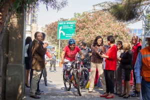 Estos 450 metros de Ciclovias, son parte del trabajo que realiza la Secretaria Regional Ministerial de Vivienda y Urbanismo, para conectar  las ciclovías ejecutadas en el borde costero de la Antofagasta